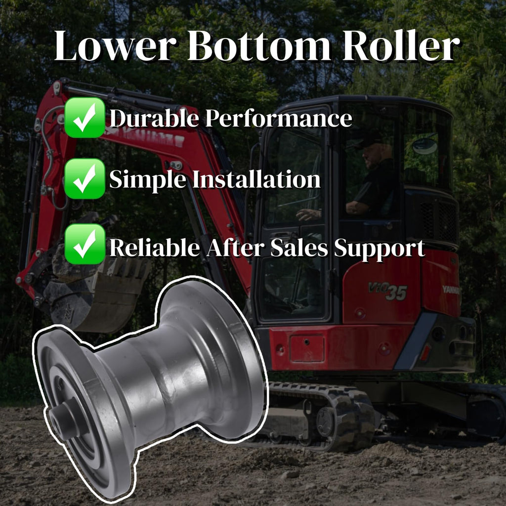 Mixizap Lower Bottom Roller Replacement for Yanmar VIO-35-5 VIO-35-6-A
