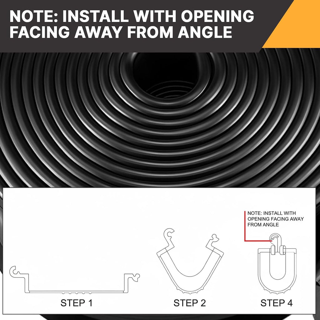 20Ft Garage Door Seal P-Bulb Bottom Seal Garage Door Rubber Bottom Seals