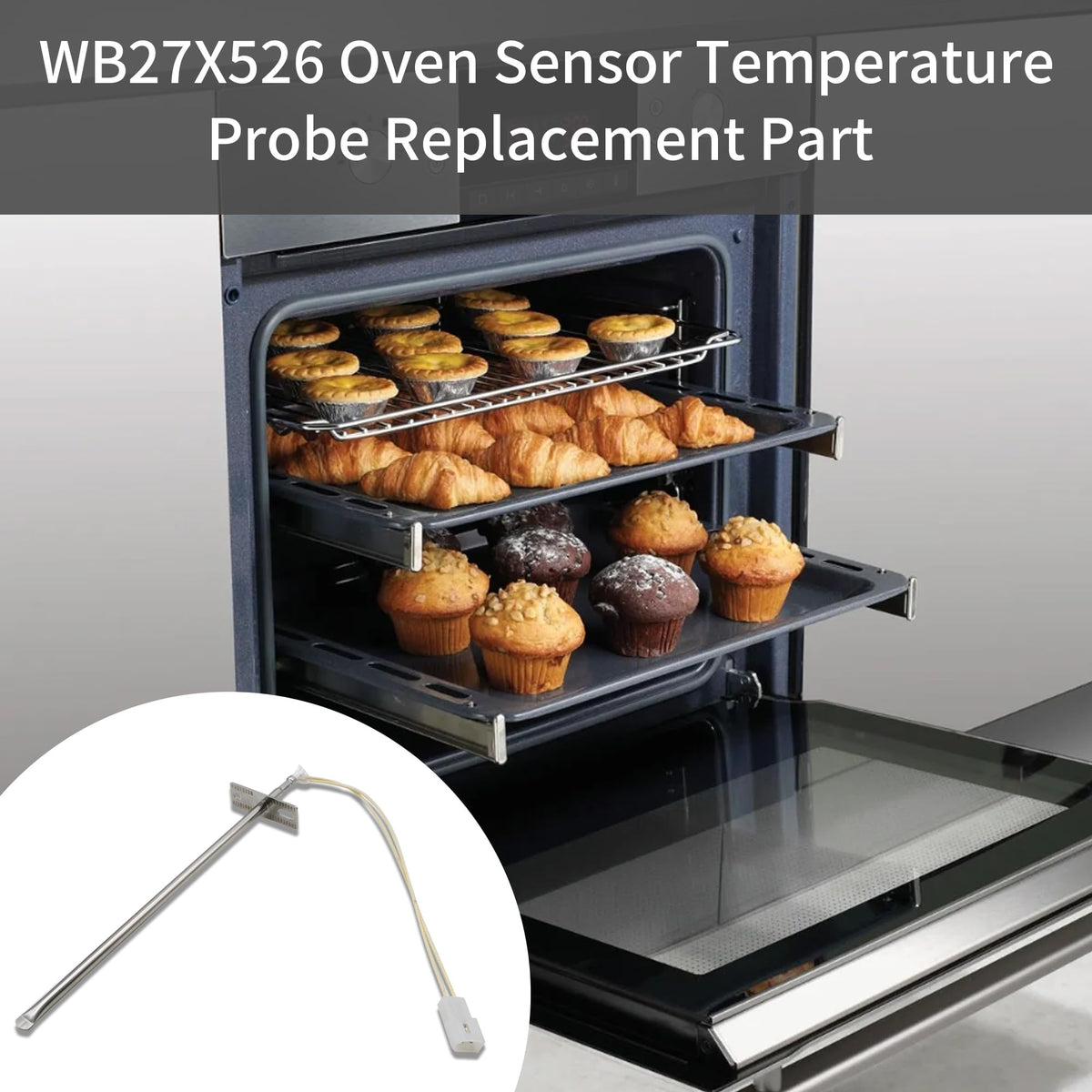 WB27X526 Gas Range Oven Temperature Sensor Replacement