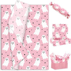 80 Sheets Halloween Tissue Paper, Light Pink Ghost, 14 x 20 Inch
