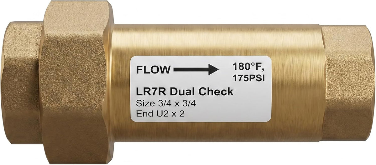 3/4 Inch Dual Check Valve Replacement for LF7RU2-2