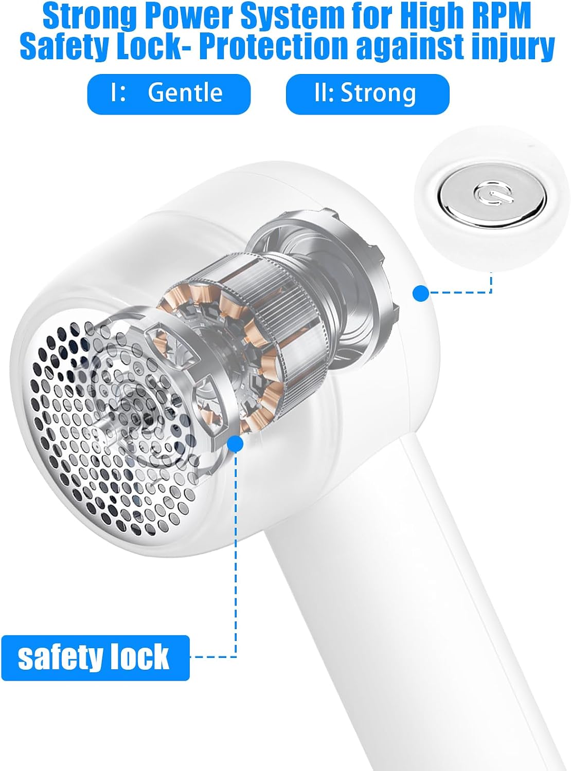 Lint Remover,Fabric Shaver for Clothes,Electric Lint Shaver Rechargeable Long-Lasting Battery,Portable Clothes Shaver