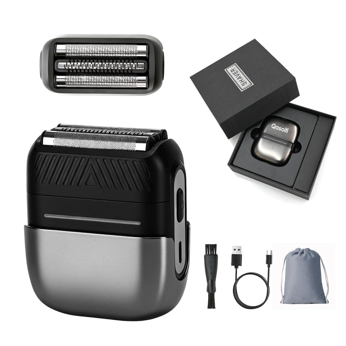 Electric Razor for Men Face, Portable Foil Shavers, Mini Shaver