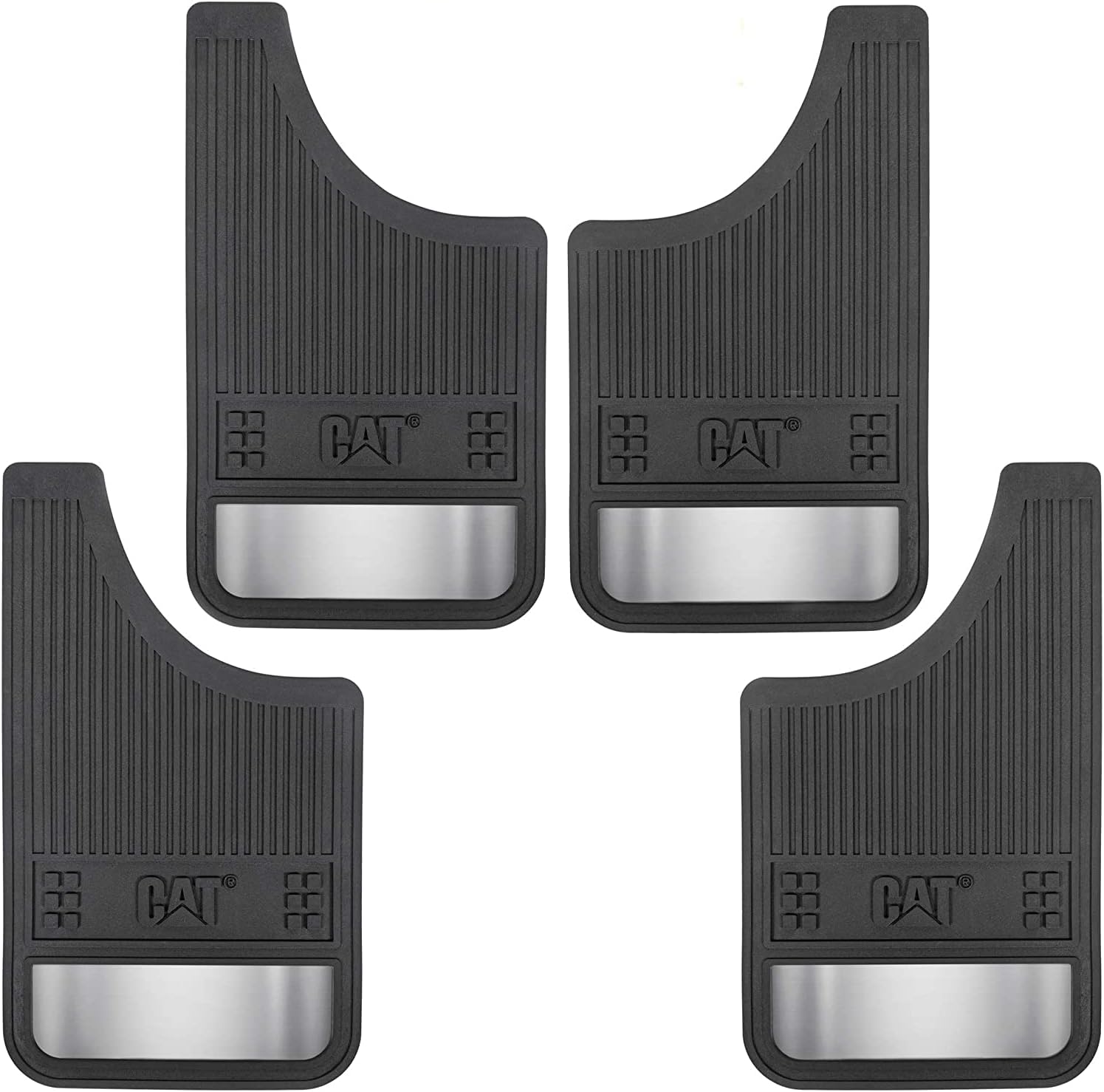 erpillar Heavy Duty Splash Guards Pro Mud Flaps Fenders - Ultra Tough Dirt/Slush Protection with Night Reflectors