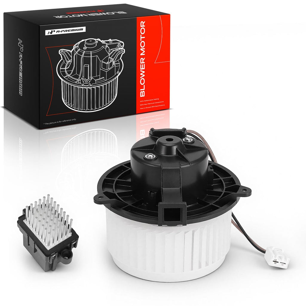 A-Premium Front HVAC Heater Blower Motor and Resistor Assembly