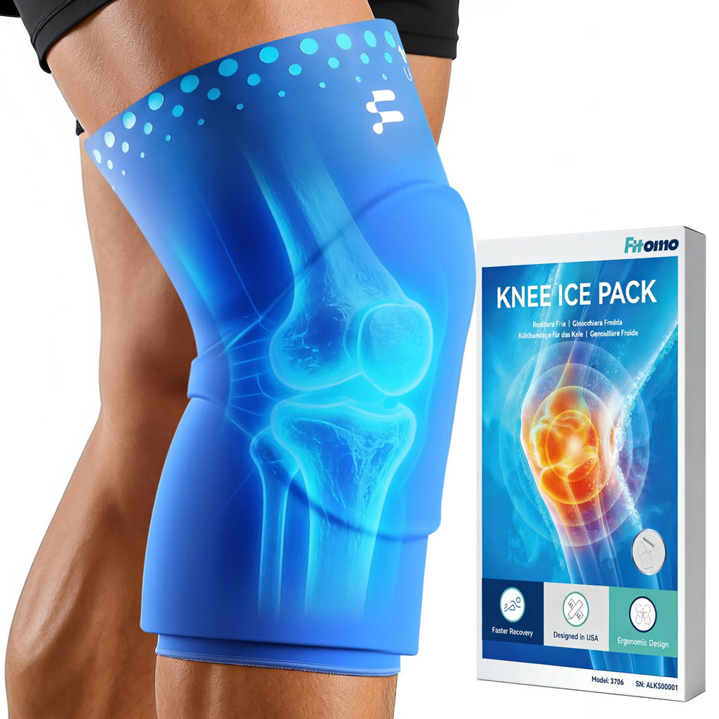 Knee Ice Pack Wrap, Long-Lasting Cold Compression for Knee Recovery