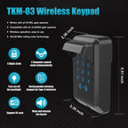 TKM-03 Wireless Touch Panel Gate Keypad with Outdoor Keypad Cover Digital Code Entry Access Control for & JUJIANG