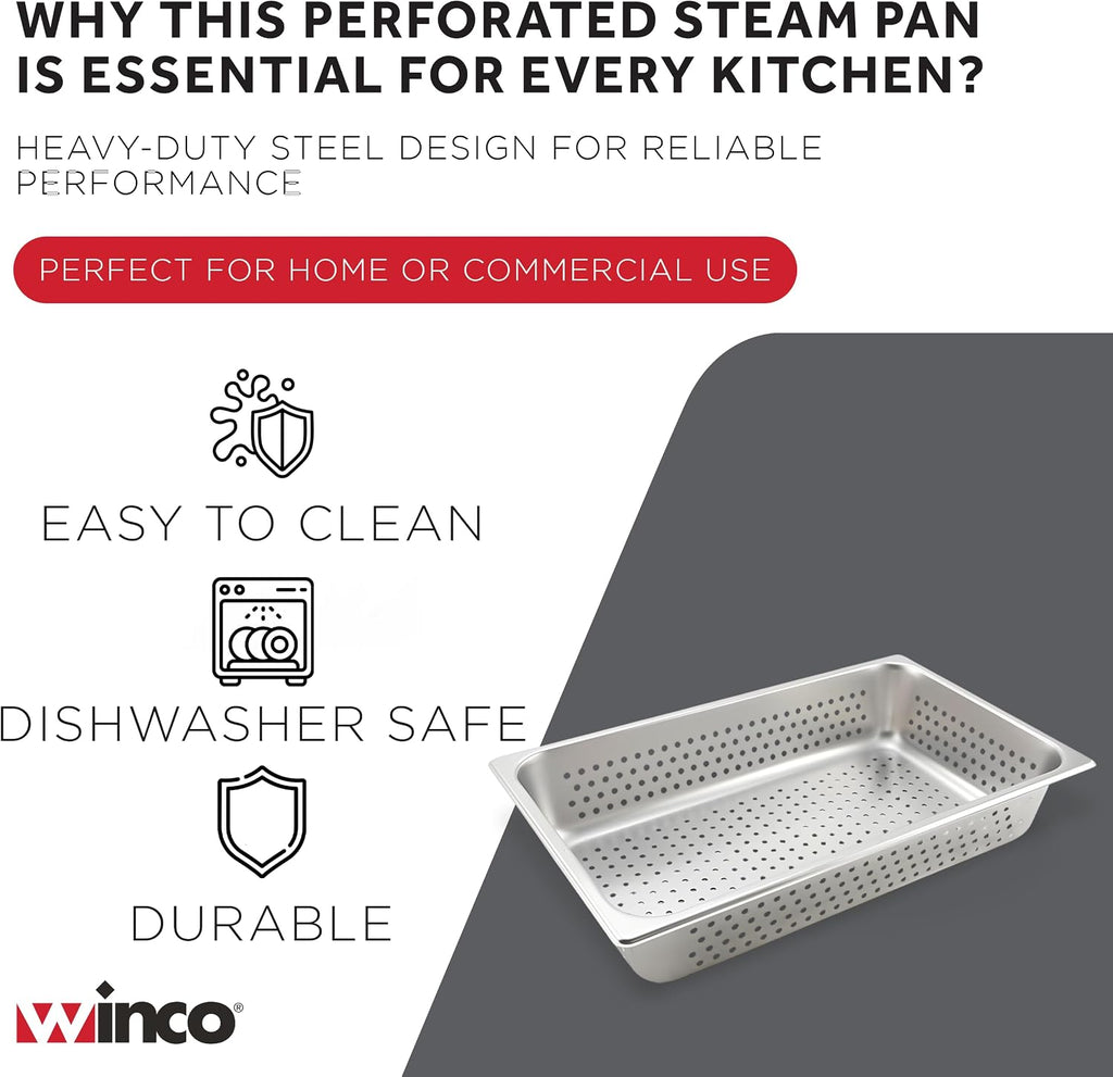 Full Size Pan Perforated, 4-Inch, Medium