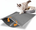 Cat Litter Mat Double Layer Waterproof Urine Proof Trapping Mat 1 Pack (Gray, 30x24 Inch (Pack of 1))