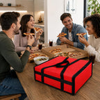 Large Insulated Pizza Delivery Bag 20"x20"x6", Pizza Warmer Bags