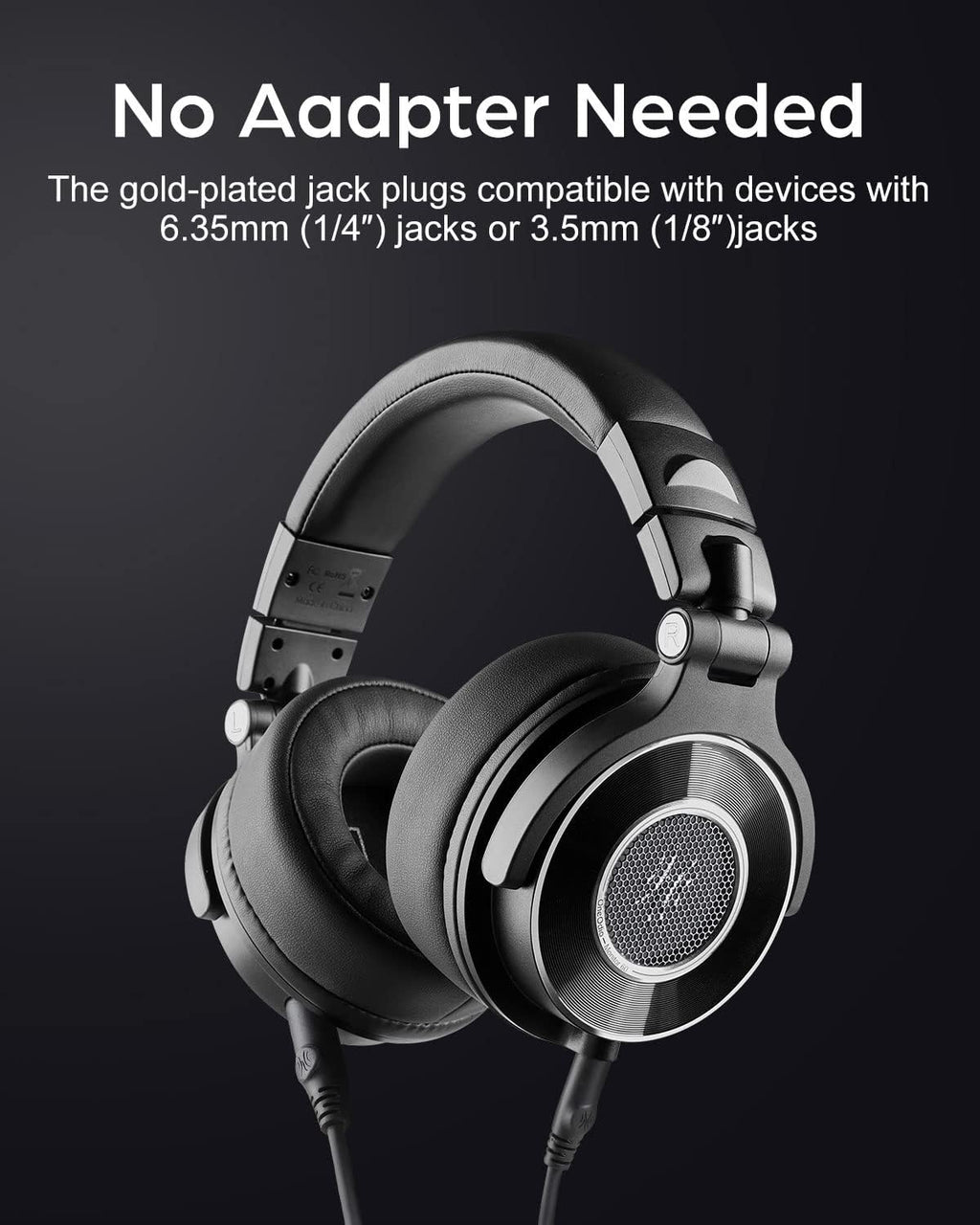 Monitor 60 Professional Studio Headphones for Recording and Mixing | Hi-Res wired monitoring with soft earmuffs and