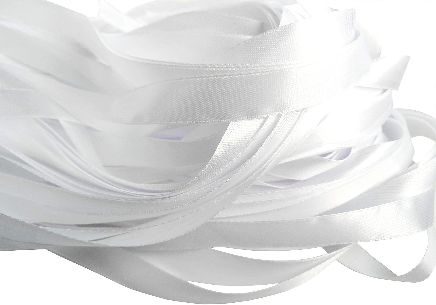 50PCS Ribbon Wands with Triple Ribbon and Silver Bell Party Wand Party Favors Streamers Ribbon Sticks Magic Fairy