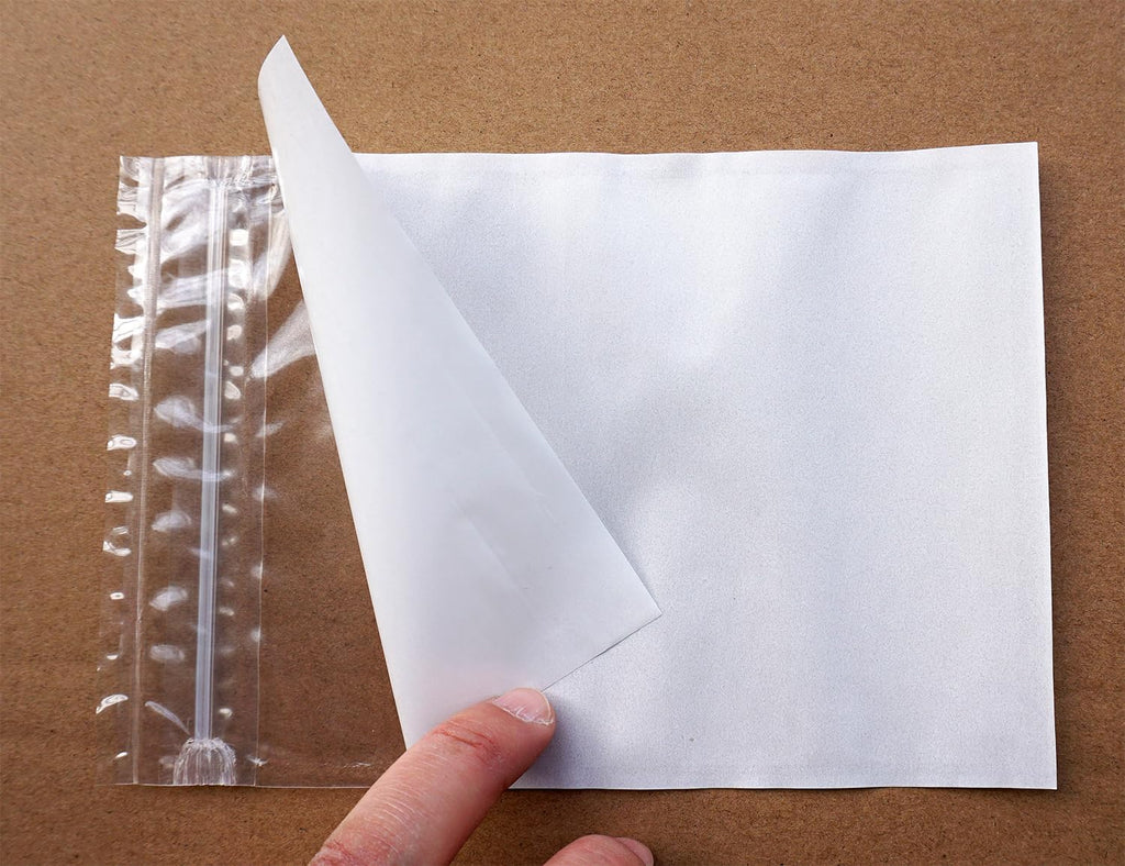 Premium 6.7'' x 10'' Resealable Adhesive Shipping Label/documents Pouches (50 Pack)