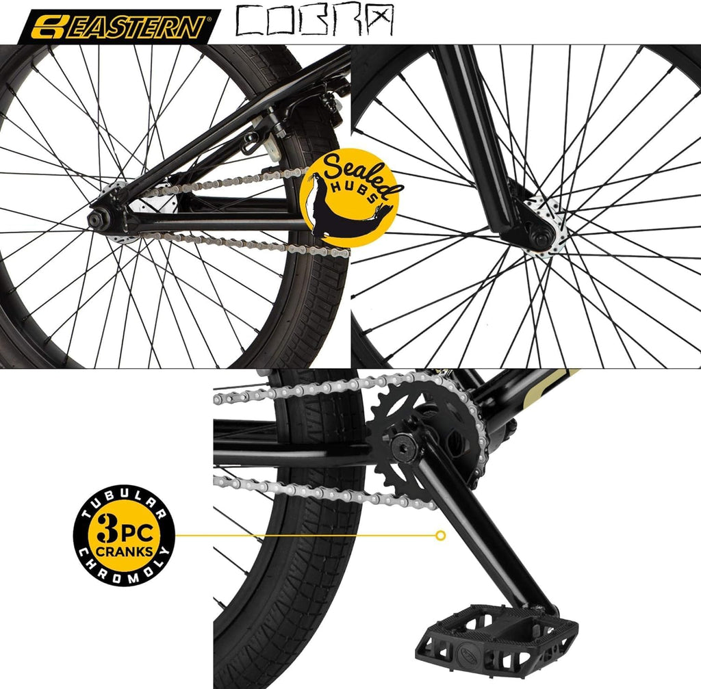 Eastern BMX Bikes - Cobra Model 20 Inch Bike. Lightweight Freestyle Bike Designed by Professional BMX Riders at |