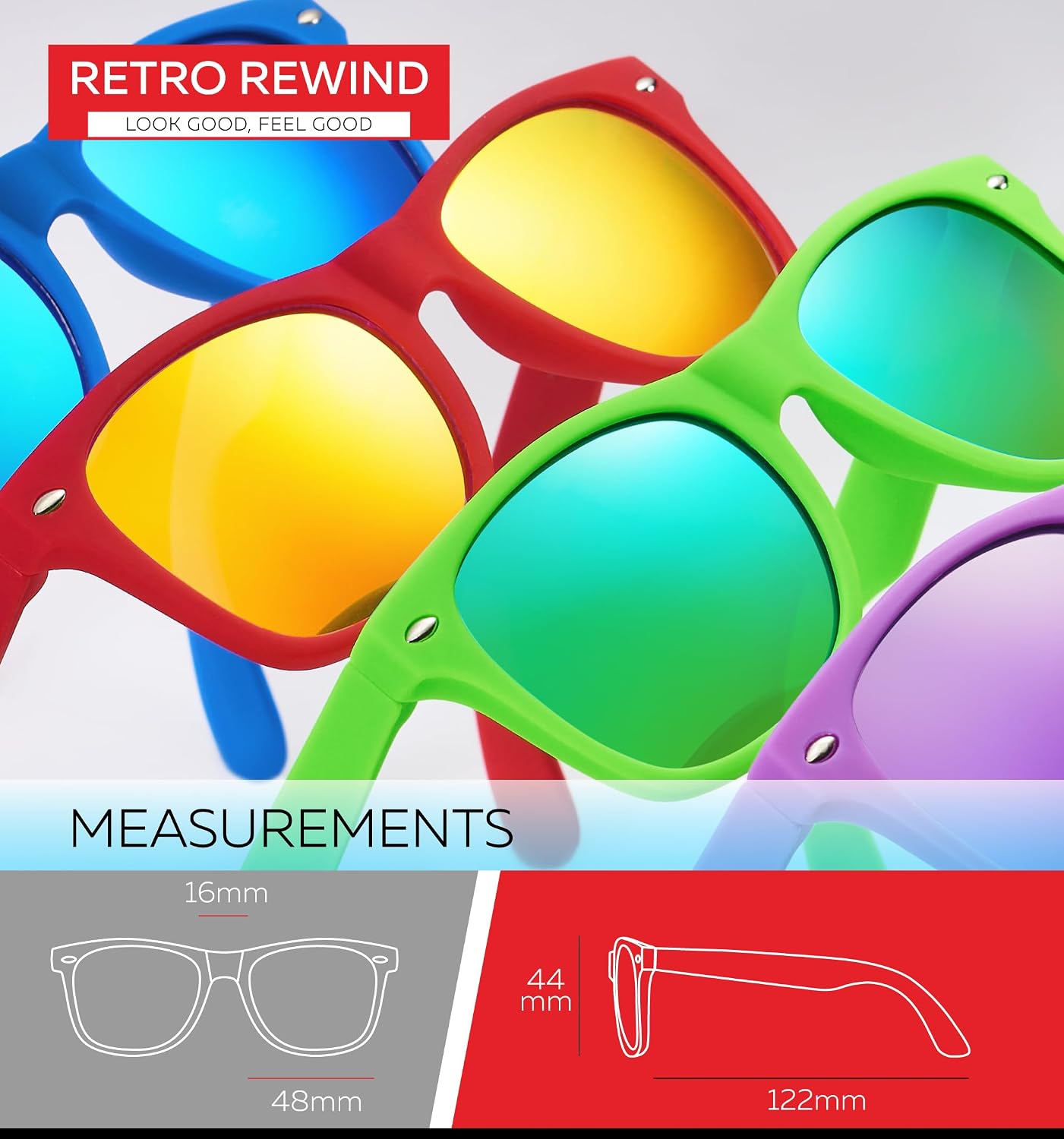 Kids Sunglasses for Boys Girls Age 3-12 - Shatterproof UV400 Toddler Children Sun Glasses