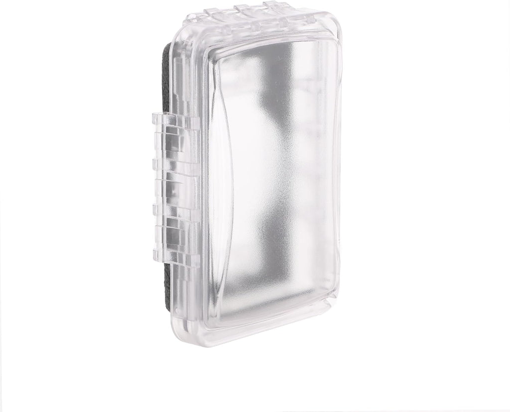 1-Gang Weatherproof Single Outlet Cover, 5/8 in. Deep, Clear | 5/8 in. Deep, Outdoor Receptacle Cover, NEMA 3R, UL