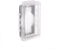 1-Gang Weatherproof Single Outlet Cover, 5/8 in. Deep, Clear | 5/8 in. Deep, Outdoor Receptacle Cover, NEMA 3R, UL