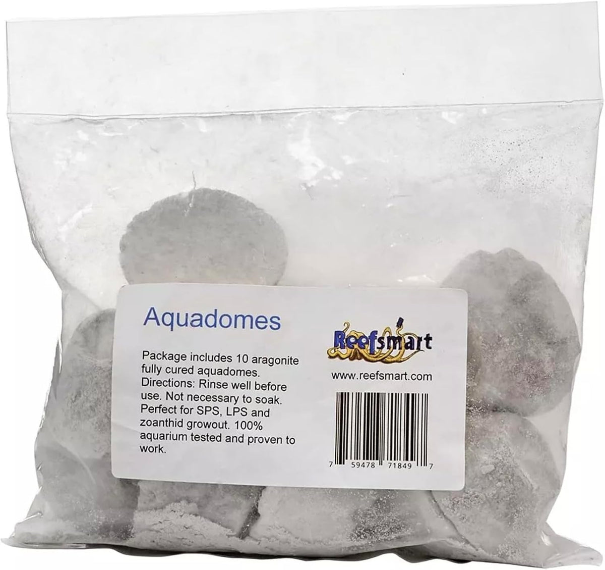 AQUADOMES Large Heavy Coral Frag Plugs Mounts, 10 Pack