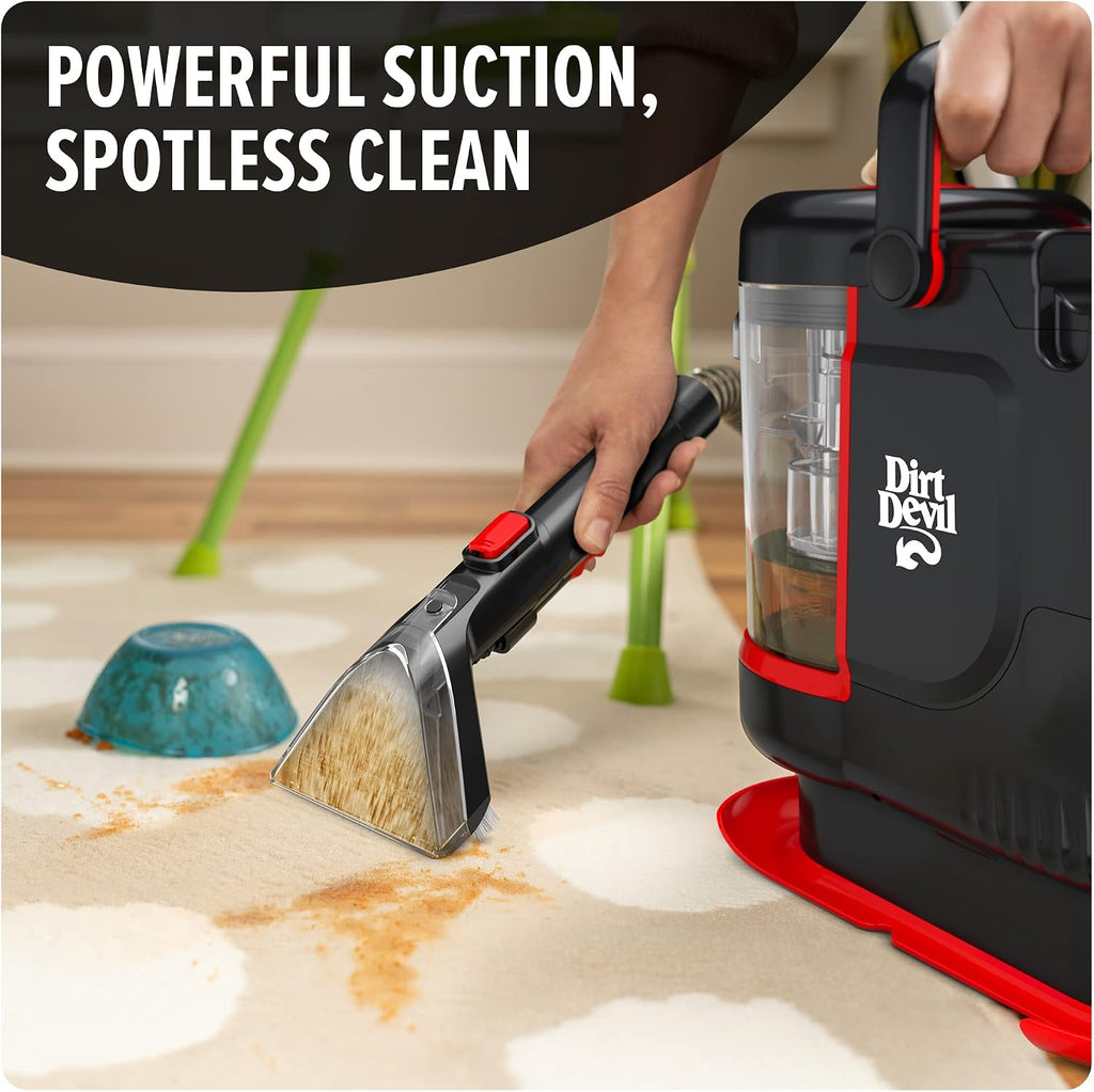 Portable Spot Cleaner Machine for Carpet and Upholstery | Powerful Suction Spot Cleaning Machine with Versatile