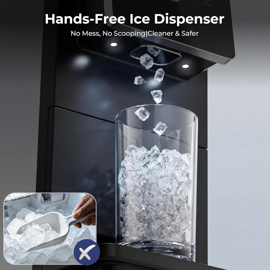 Nugget Ice Maker Countertop with Self-Dispensing, 33lbs/24H