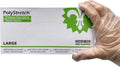 2000 Count PolyStretch TPE Poly Hybrid Disposable Gloves, Powder-Free, Vinyl Glove Substitute, Size Large - 10 Boxes
