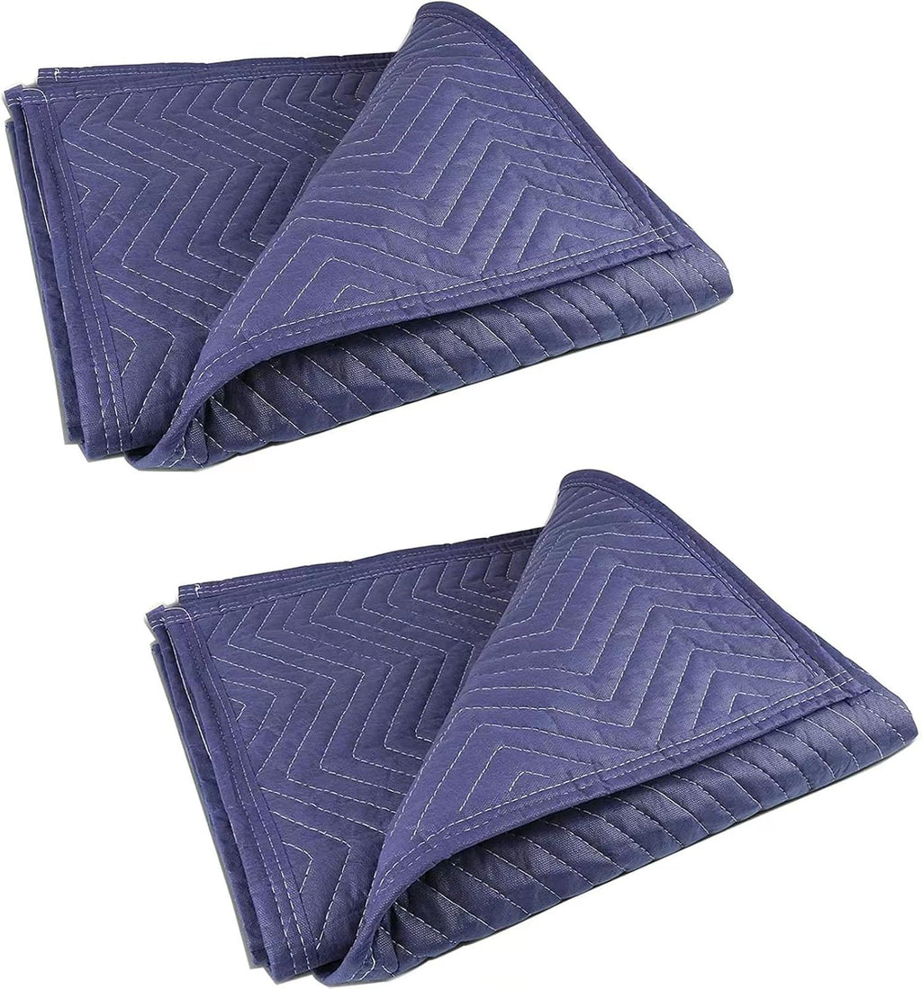 2 Moving Blankets 40"x 72" Heavy Duty Packing Blankets for Moving Shipping Thick Furniture Wrapping for Moving