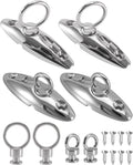 4 Pcs Quick Release Fender Hanger Pontoon Boat Swivel Side Mount Hinge