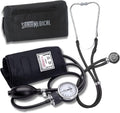 Aneroid Sphygmomanometer - Bp Cuff with Stethoscope - Black | Manual Blood Pressure Cuff Durable and Carrying Case