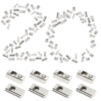 Rierdge M5 Half Round Roll in Spring T Nuts, 100 Pcs