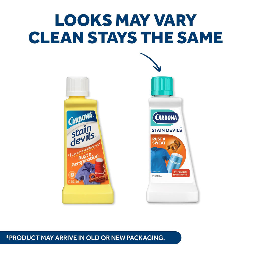 Stain Devils #9, Spot Cleaner for Rust & Perspiration, 1.7 Fl Oz