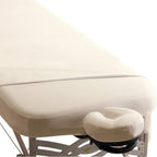 Professional Microfiber Face Cradle Cover - Silky, Wrinkle Resistant, Quick-Drying, Reusable Massage Table Face