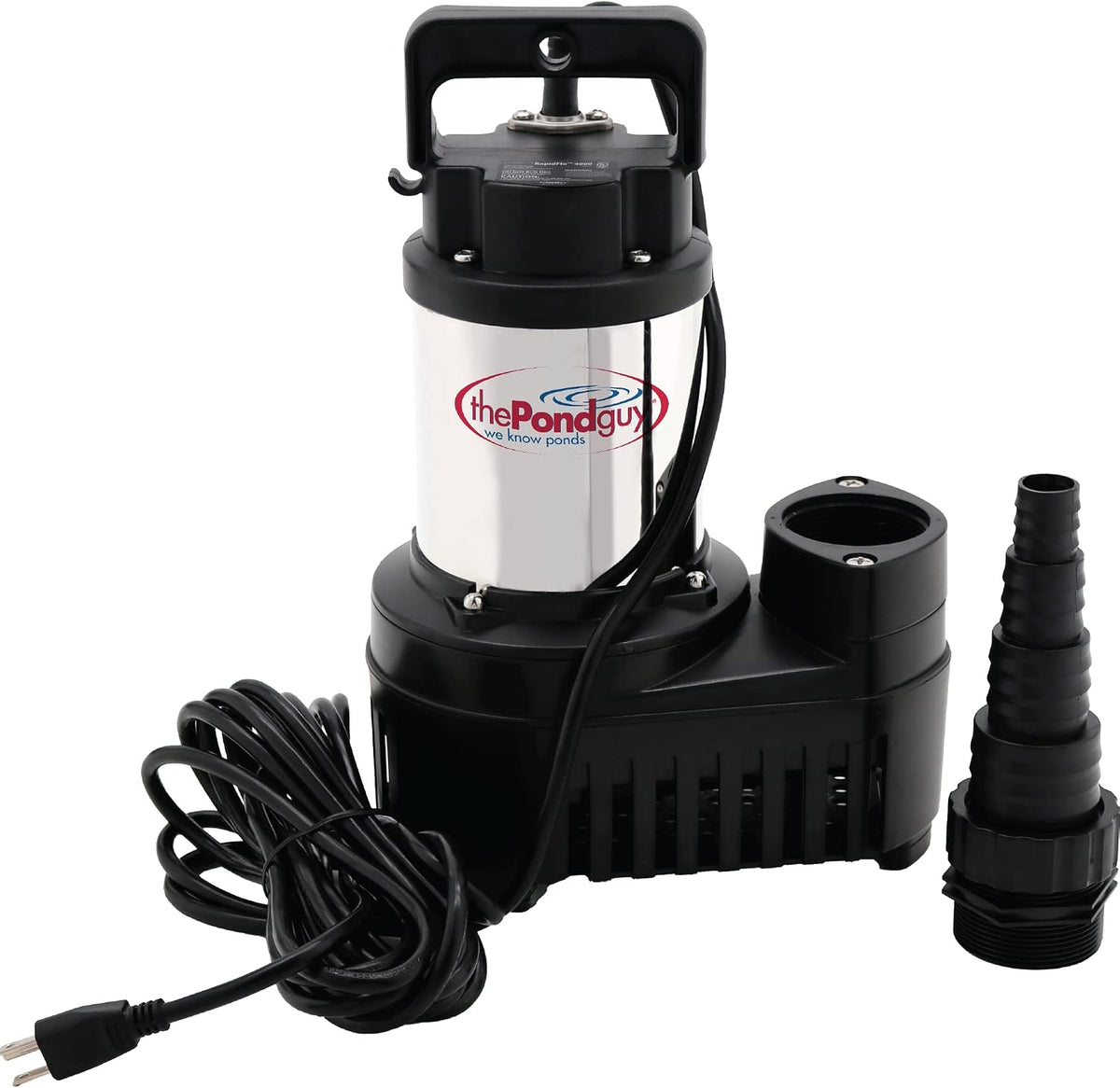 RapidFlo Submersible Outdoor Water Pump, 3000 GPH
