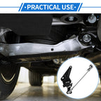 VekAuto Air Suspension Ride Height Level Sensor Compatible for Lexus IS250 IS350 2006-2013, Durable ABS Plastic Black Front Left Side Headlight Level Sensor