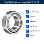 HIPicco 2 Pack 33007 Tapered Roller Bearing Cone and Cup Set