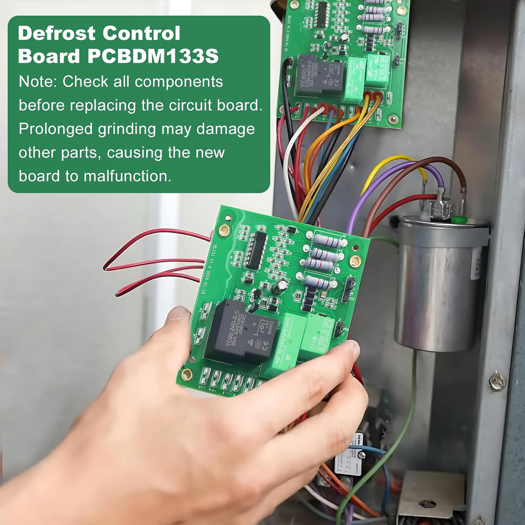 Upgrade PCBDM133S Defrost Control Board for Goodman Furnace Replacement Circuit Boards, Compatible With Multiple HVAC Systems