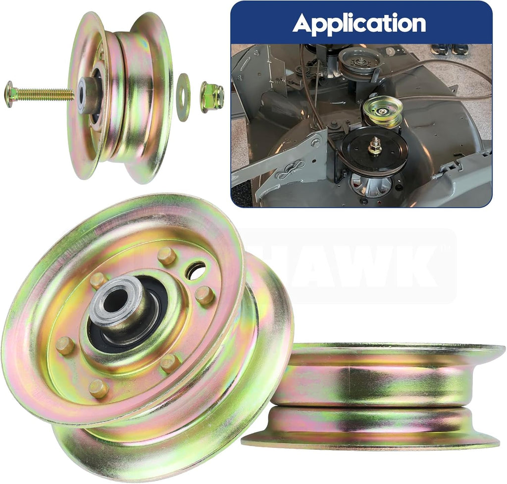 193197 532177968 Idler Pulley for Husqvarna YTH22V46 YTH24V48
