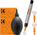 6 in 1 Camera Cleaning Kit for Canon Nikon Camera Clean | Full Frame Cleaning Wand X2,Strong Blower,Microfiber