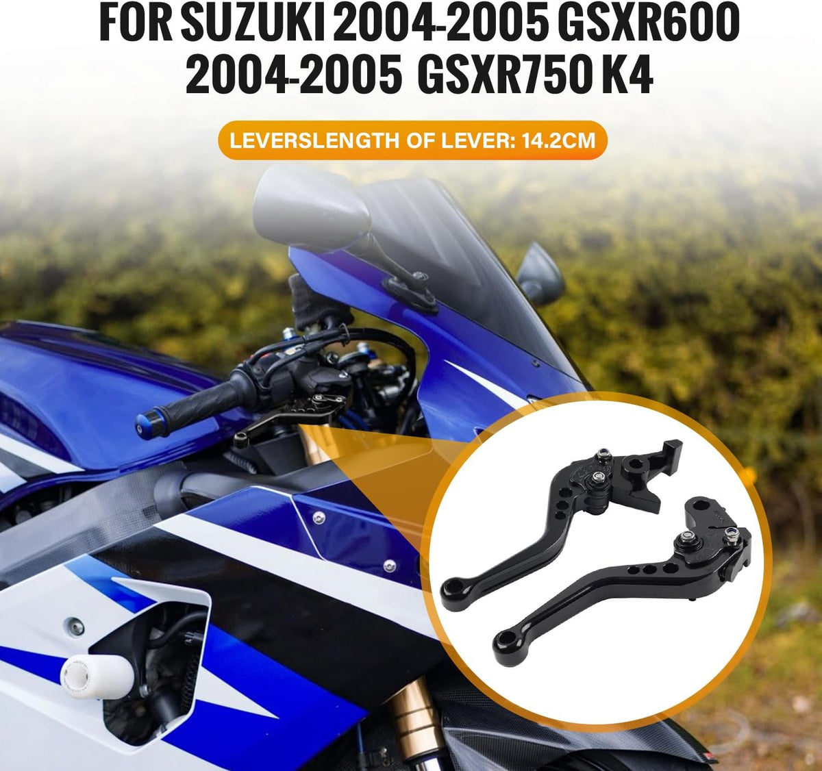 Motorcycle Short Brake Clutch Levers for Suzuki 2004 2005