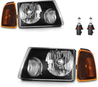 Headlights W/Bulbs for 2001-2011 Ford Ranger