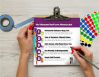 Red & Green Dot Stickers, 1/4 Inch, 1000/Box Each Color