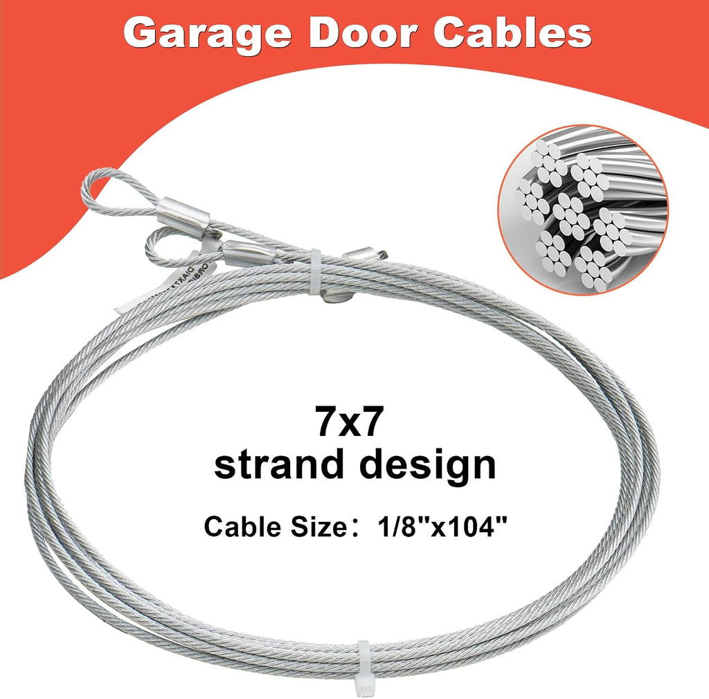 Garage Door Torsion Spring Kit for 7Feet Tall Garage Door