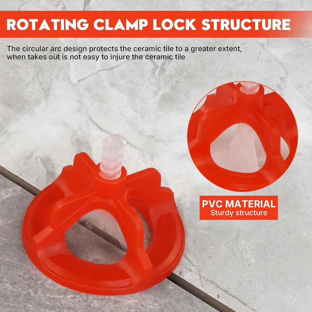 Tile Leveling System 1/8", 1000 Pcs Tile Spacers for Floor Tiles