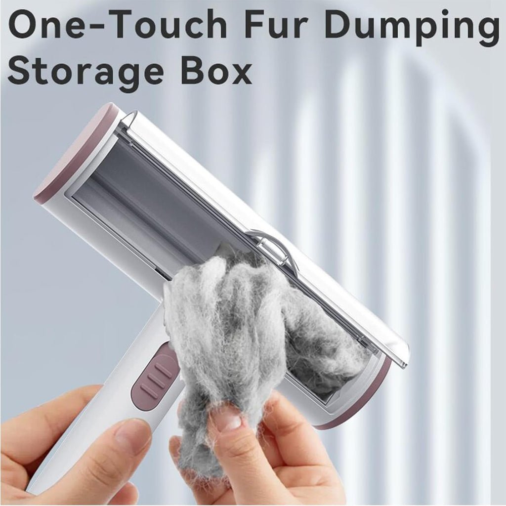Pet Hair Remover, Lint Brush - Reusable Lint Roller for Cat & Dog Hair on Couch, Carpet, Rugs & Bedding - Portable
