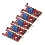 5PCS Linear Hall Effect Sensor Module Speed Counting Magnetic Switch for Arduino DIY Projects