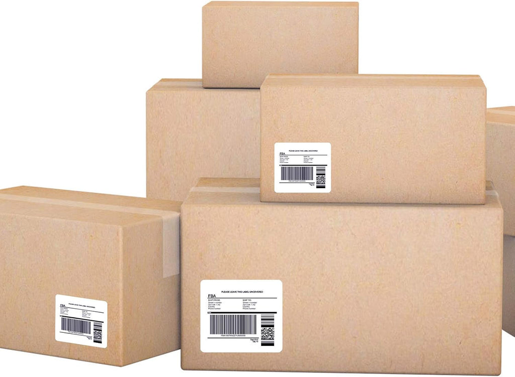 100 Sheets 600 Pcs 3-1/3 x 4 6 Up Shipping Address Labels for Laser & Inkjet Printers, 3-1/3" x 4" 6 per Sheet