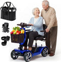 Foldable Mobility Scooters for Seniors,330LBS Capacity,15.5-Mile Range,4 Wheel Lightweight Mobility Scooters for