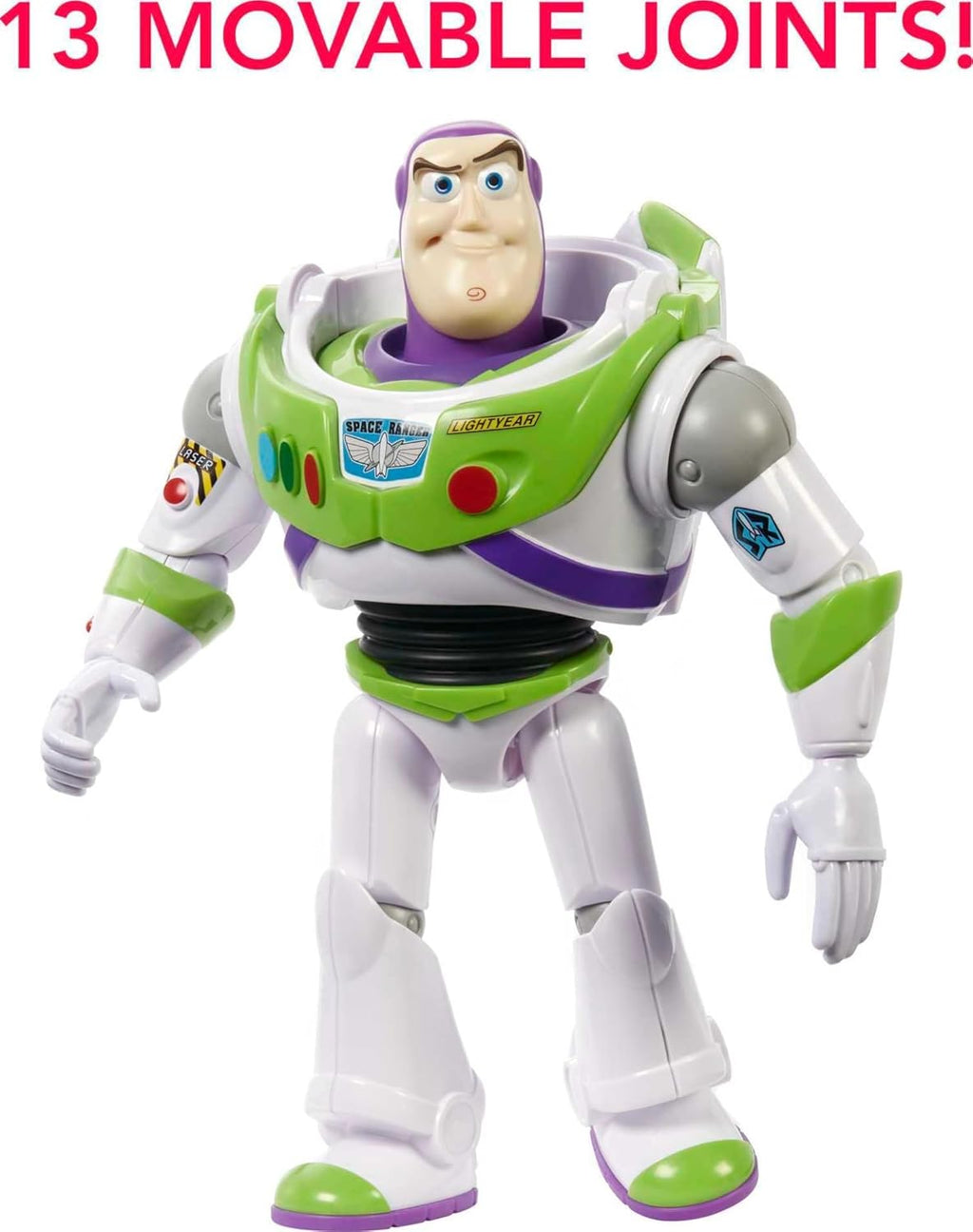 Disney Pixar Toy Story Large Action Figure, Posable Buzz Lightyear Collectible in Spacesuit Look, 12-inch Scale