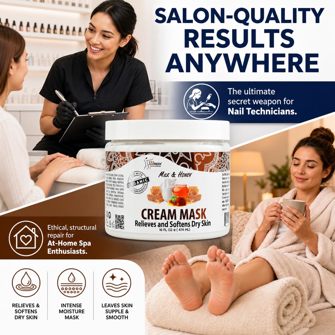 Foot Repair Mask – Hyaluronic Acid Callus Treatment for Cracked Heels & Dry Skin | Pumice & Amino Acid Blend |