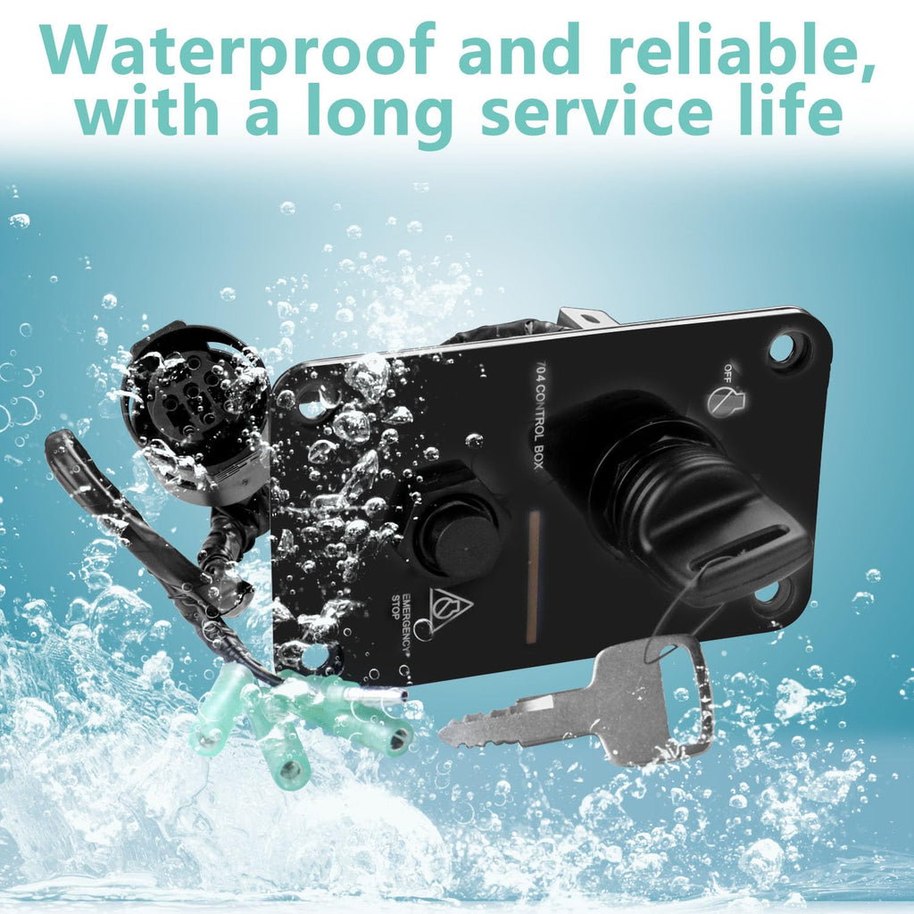 12V Single Key Switch Panel, Marine Engine Ignition Key Panel Assembly