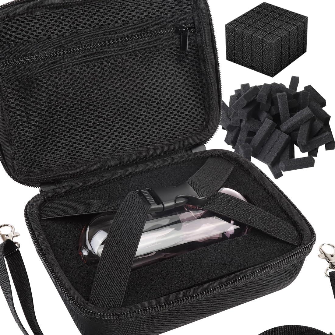 EVA Hard Shell Case Protective Case,DIY Customizable Pick and Pluck Foam Interior, Shockproof Moistureproof Portable